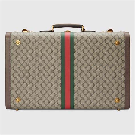 etichetta valigia gucci|Gucci luggage bag.